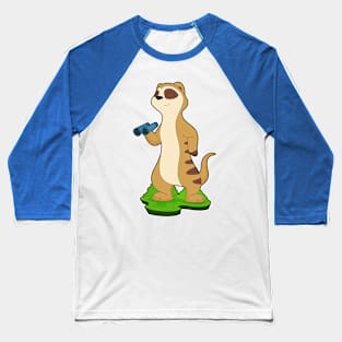 Meerkat Binoculars Baseball T-Shirt